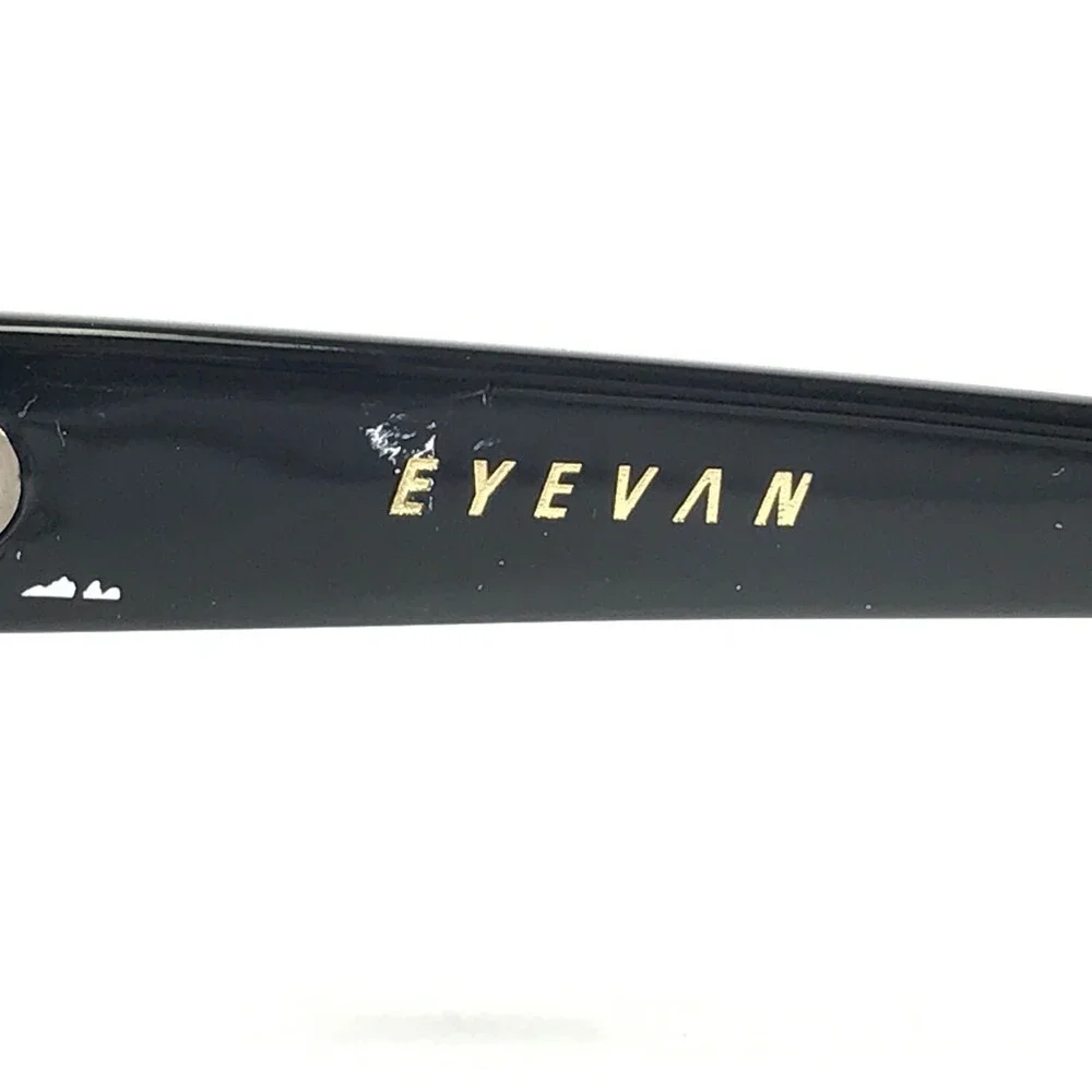 Eyevan Classic Black Women's Shield Sunglasses - UV Protection
